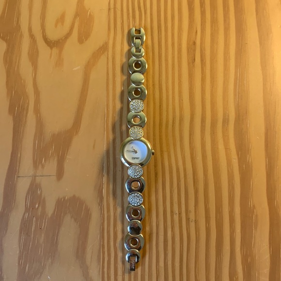 Esprit gold and crystal watch - Picture 1 of 2
